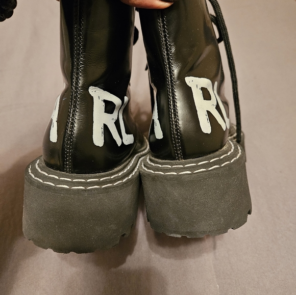 ORIGINAL KARL LAGERFELD BOOTS SHOES FOR WOMEN PLATFORM BRAND LOGO - Picture 3 of 6